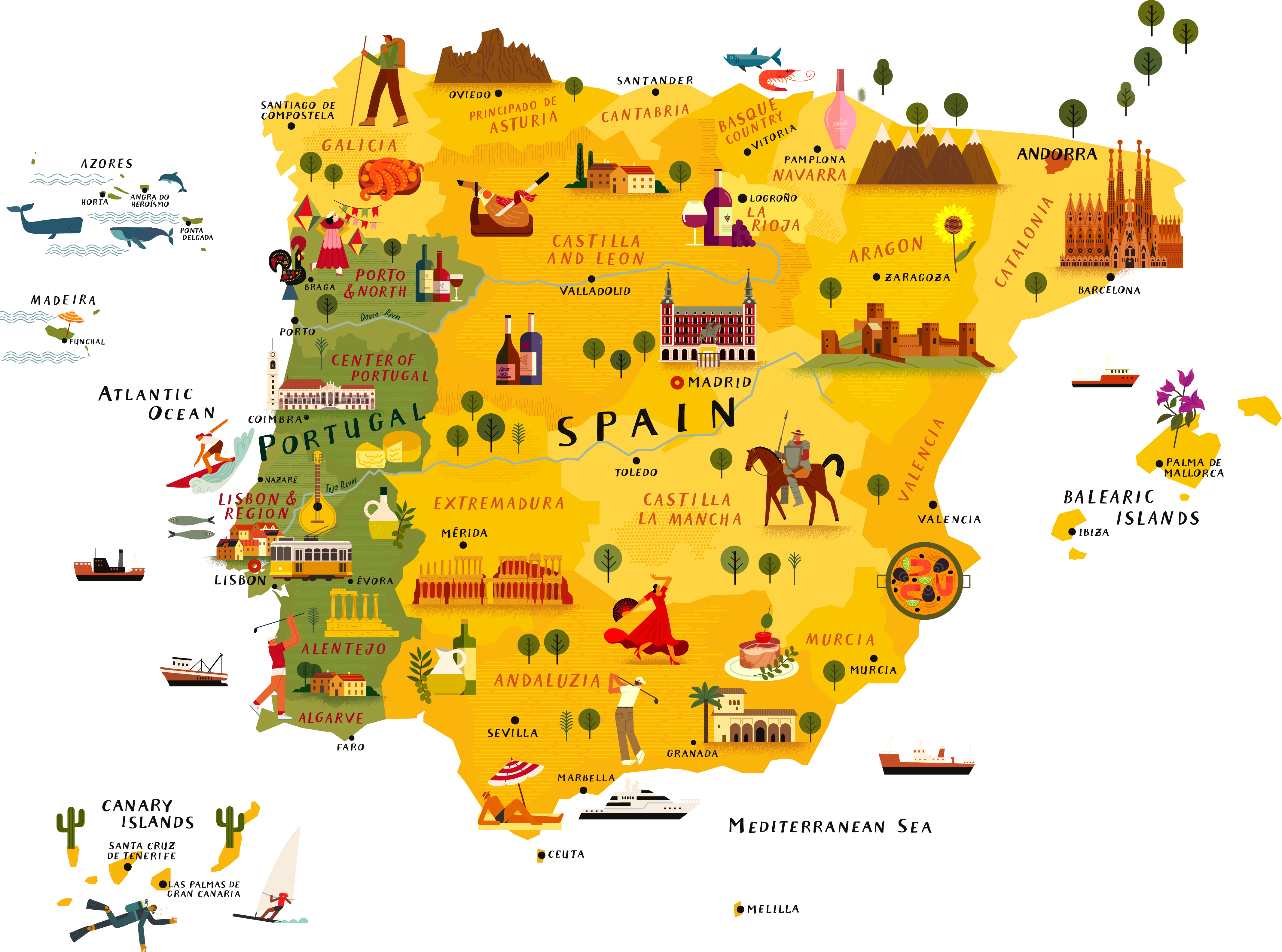 MapSpainPortugal
